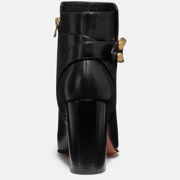 Coach Delaney Signature Buckle Heeled Boot - Picture 3 of 9